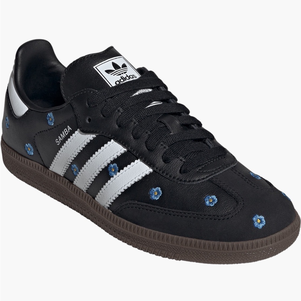 adidas Samba OG Sneakers | Floral Detail | Size 6 | NIB